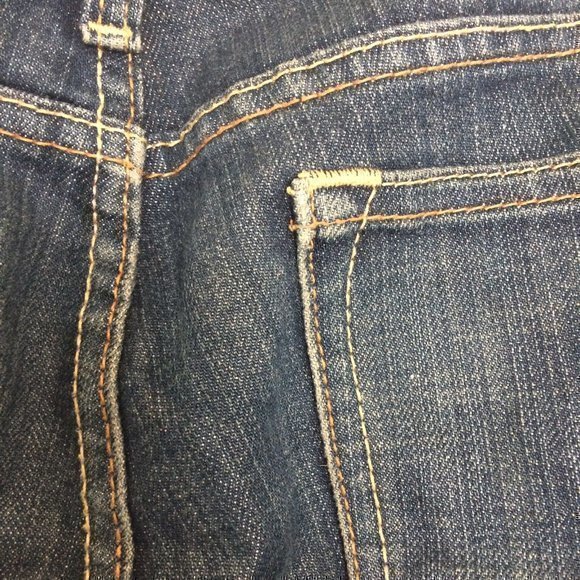 Old Navy Straight Leg Stretch The Diva Fit Size 8 Jeans Dark Wash Denim Womens - Picture 10 of 12